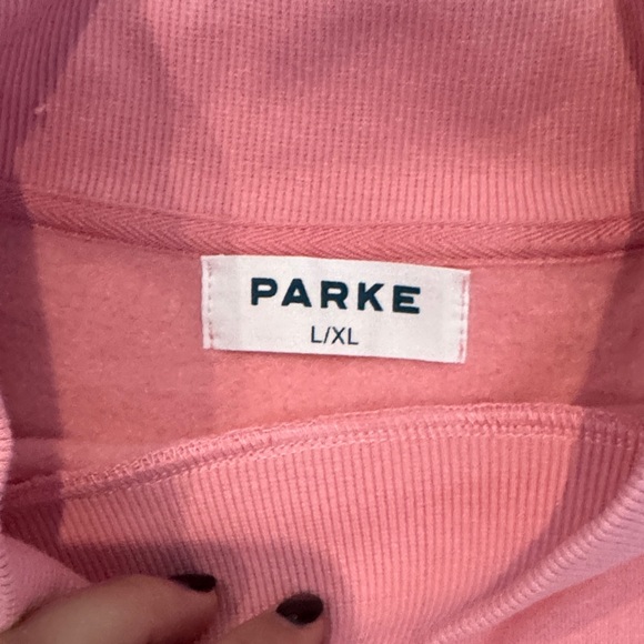 Parke Valentines Day Drop Blush and Lavender Mockneck X/XL - Picture 4 of 6
